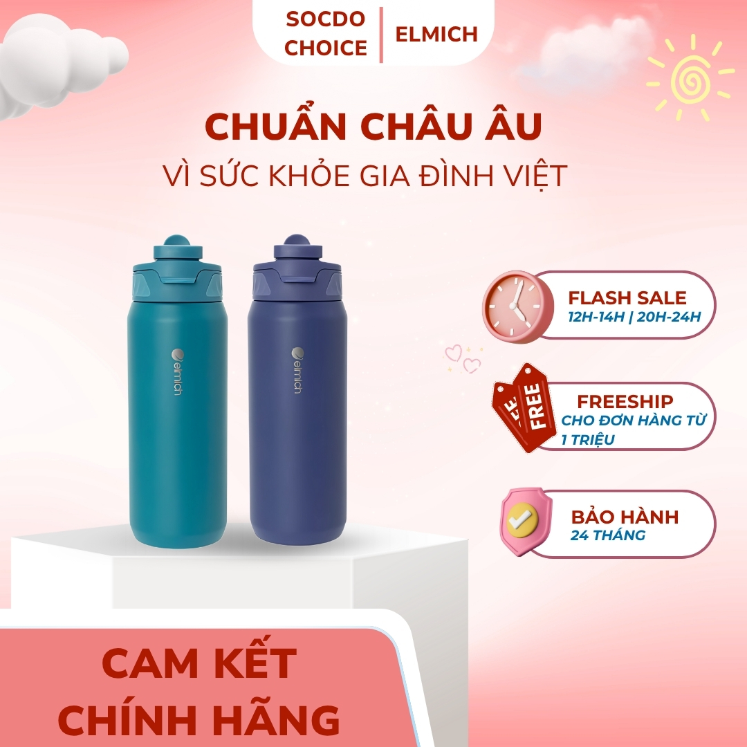 Bình giữ nhiệt inox 304 Elmich EL8375 dung tích 550ml