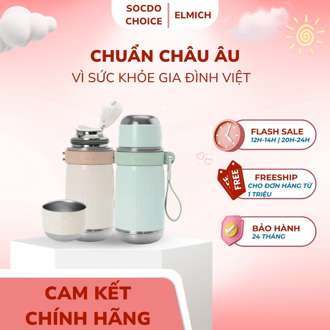 Bình giữ nhiệt inox 304 Elmich EL8387 dung tích 650ml