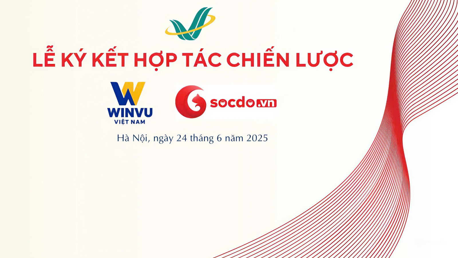  LỄ KÝ KẾT HỢP TÁC CHIẾN LƯỢC GIỮA SOCDO VÀ WINVU VIỆT NAM 