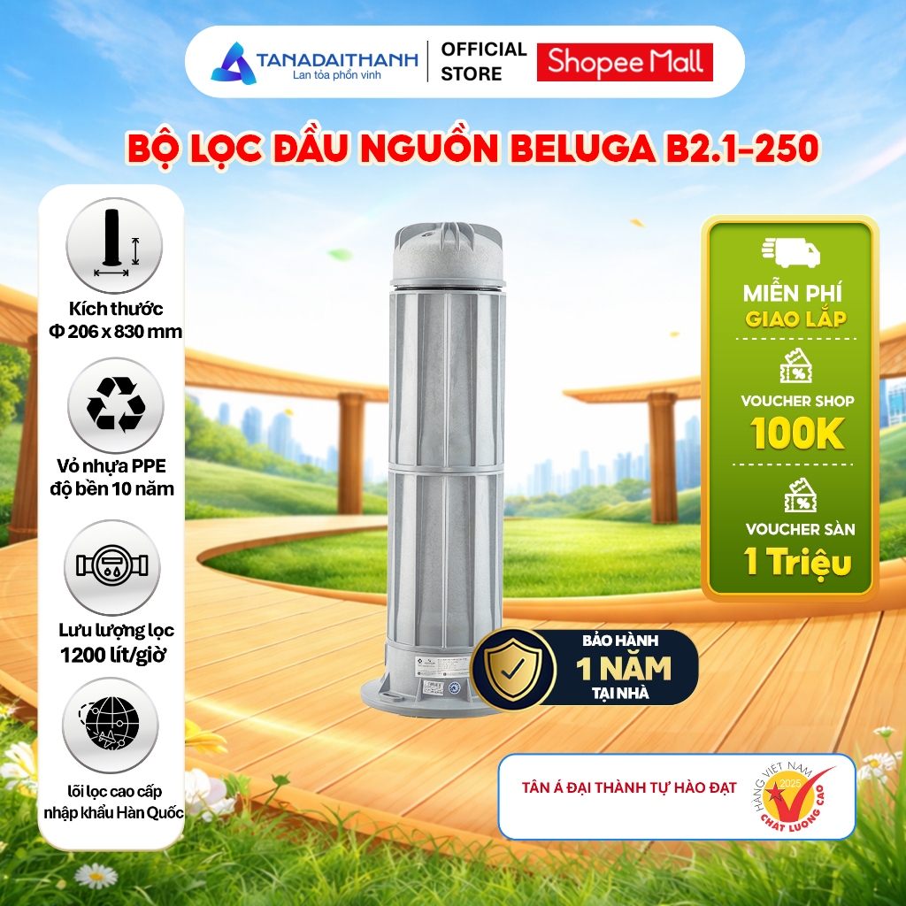 [GIAO LẮP TQ] Bộ lọc đầu nguồn Tân Á Đại Thành Beluga B2.1 - Chính hãng, Bảo hành 12 tháng